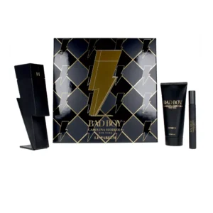 Coffret cadeau Bad Boy Le Parfum 3 pièces pour hommes.